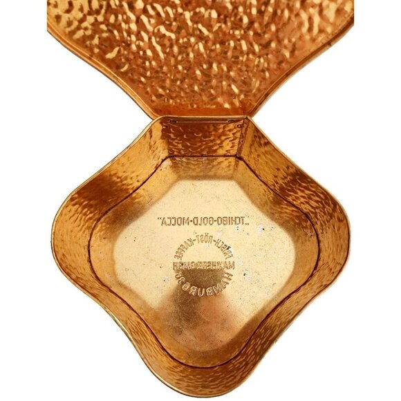 1950s Max Herz GMBH Metal Coffee Tin Hamburg Germany Tchibo Gold Mocca E54 - Picture 2 of 3